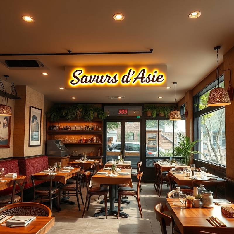Image de l'étude de cas pour le restaurant 'Saveurs d'Asie'